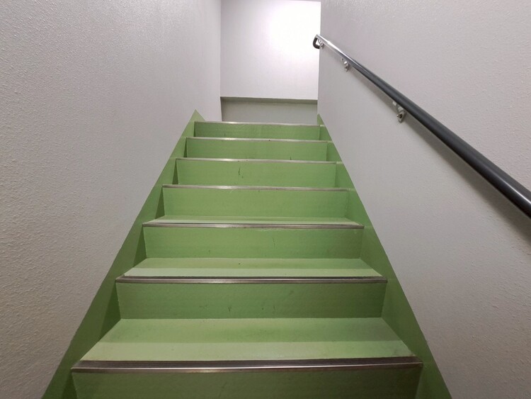 その他 共用部の階段です。明るく清潔に管理されています。