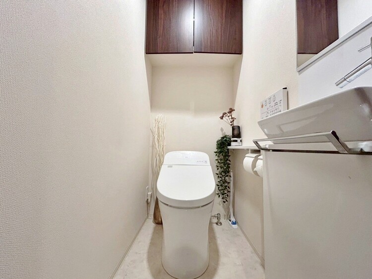 トイレ 清潔感の高いお手洗い。