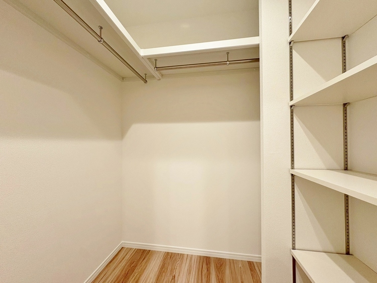 収納 暮らし心地を大きく左右する収納を、適材適所に配置し使い勝手を考慮しました。