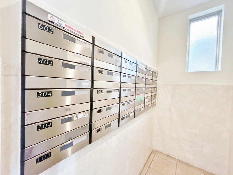 設備 郵便物を受け取るための郵便受けも、きちんと管理されています。