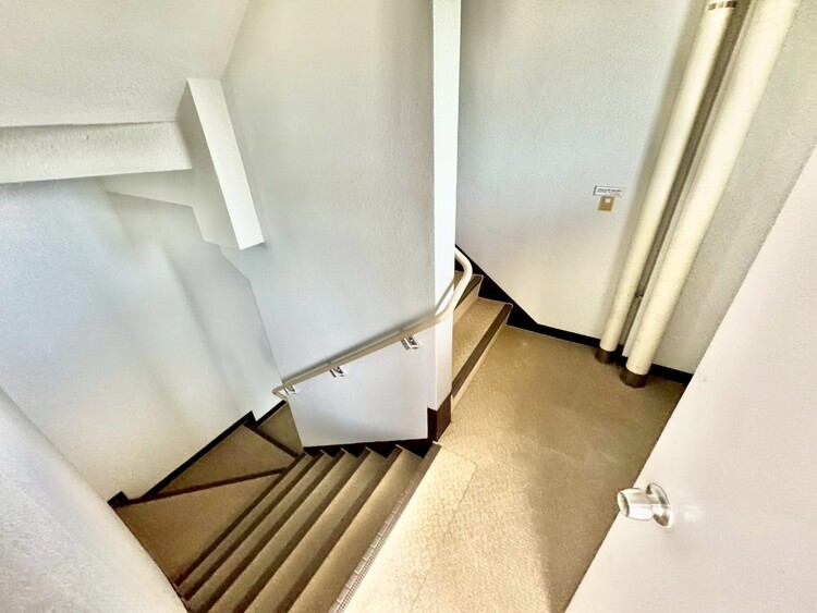 その他 共用部の階段です。明るく清潔に管理されています。