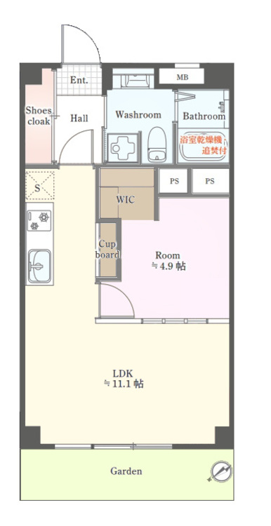 その他 1LDK、専有面積38.7m2