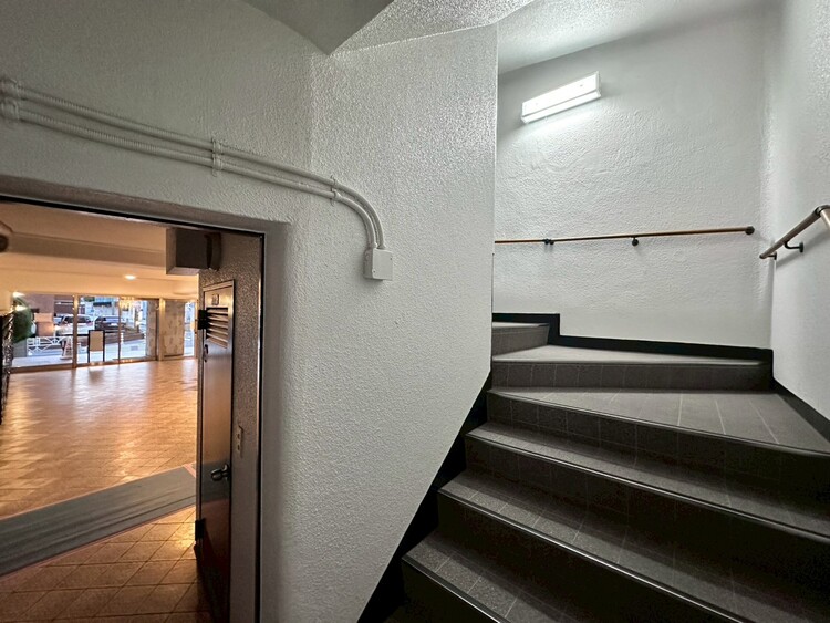 その他 共用部の階段です。明るく清潔に管理されています。