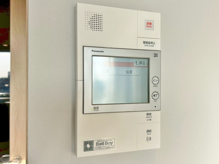 その他 誰が来てもわかる様にモニター付きインターホンを設置。