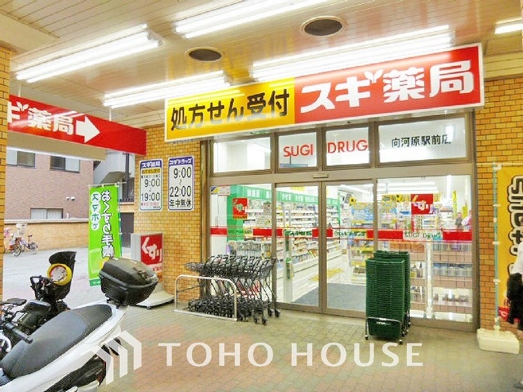 周辺 スギ薬局 向河原駅店　距離1600m