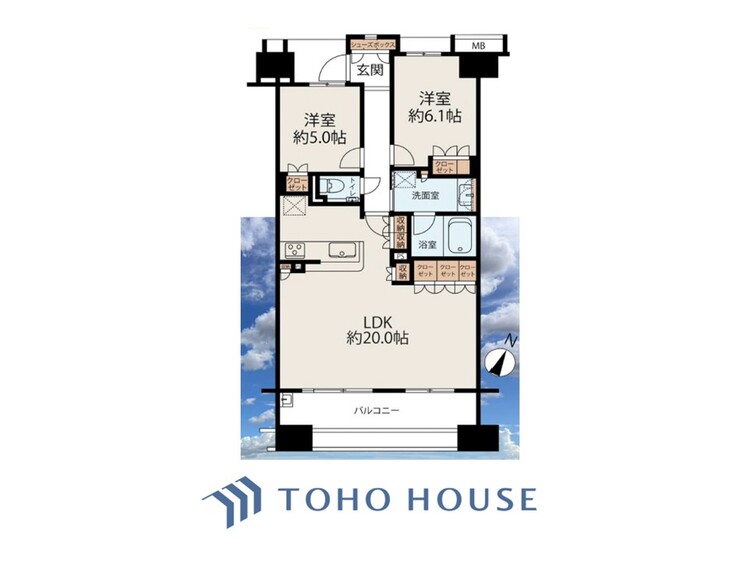 間取り 暮らし続けることで、住まいの意味を問いかける。団欒を育むスペースは通風・日当たり良好で、窓を開けるとすこやかな風が吹き抜けます。