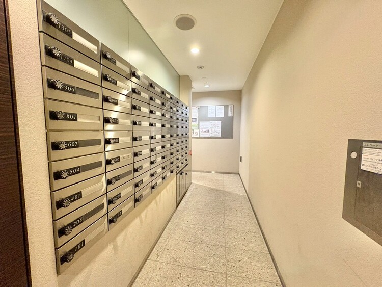 設備 郵便受けも、きちんと管理されています。