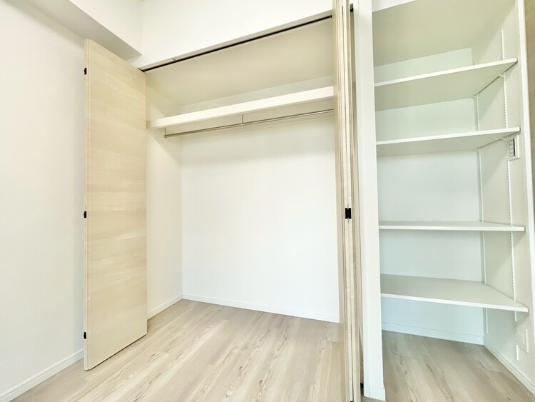 収納 収納スペースが付いていて、お部屋を広く使っていただけます。