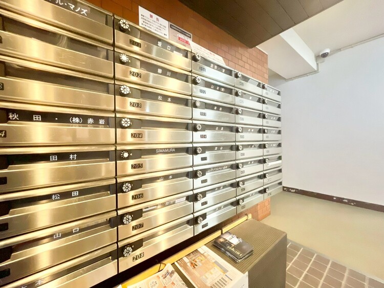 設備 郵便受けも、きちんと管理されています。