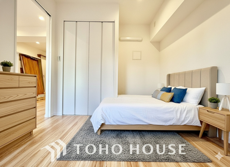 内装 【PRIVATE ROOM】◆快適◆な暮らしに不可欠な収納スペース。快適さとともに思い出も詰まっていく。※この画像の家具の配置には、CGによる加工を施しております。