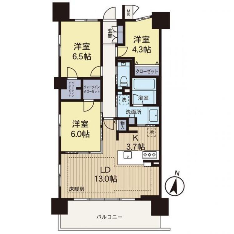 間取り 【間取り図】新規リフォーム済みにて即入居可能♪