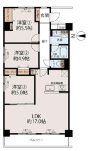 サニーコーポ東三国の物件画像