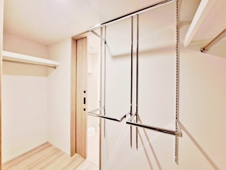 収納 居室にはクローゼットがあり、荷物もスッキリ収納して快適にお過ごしいただけます。
