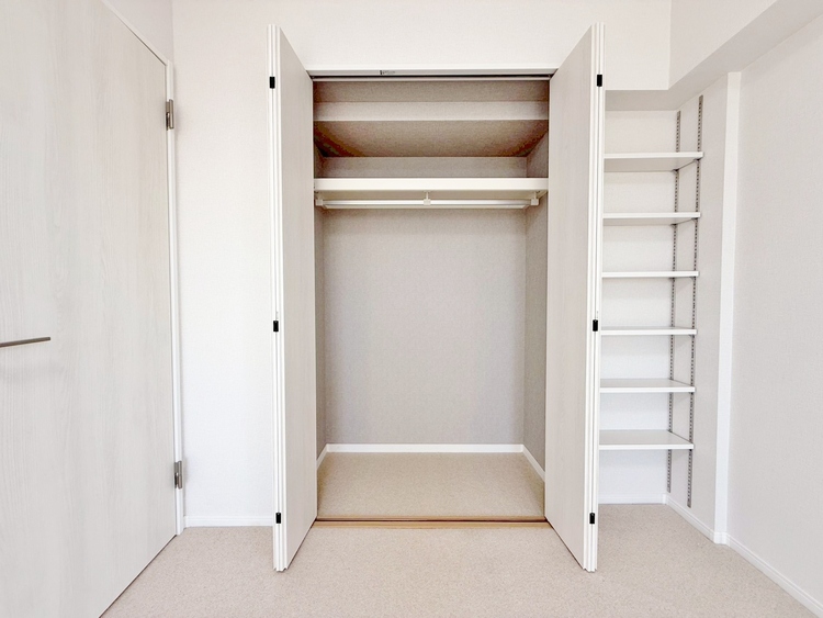 収納 居室にはクローゼットがあり、荷物もスッキリ収納して快適にお過ごしいただけます。