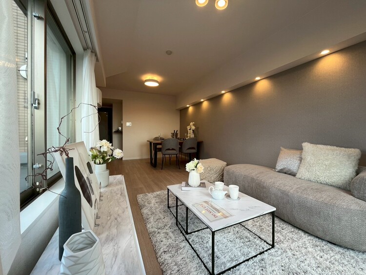 居間 ひとつひとつの空間に宿した機能性、そして美意識。