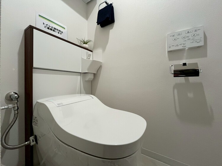 トイレ 暮らしの中のさりげないひとときの快適さにも、こだわりを、持って設備を配しております。