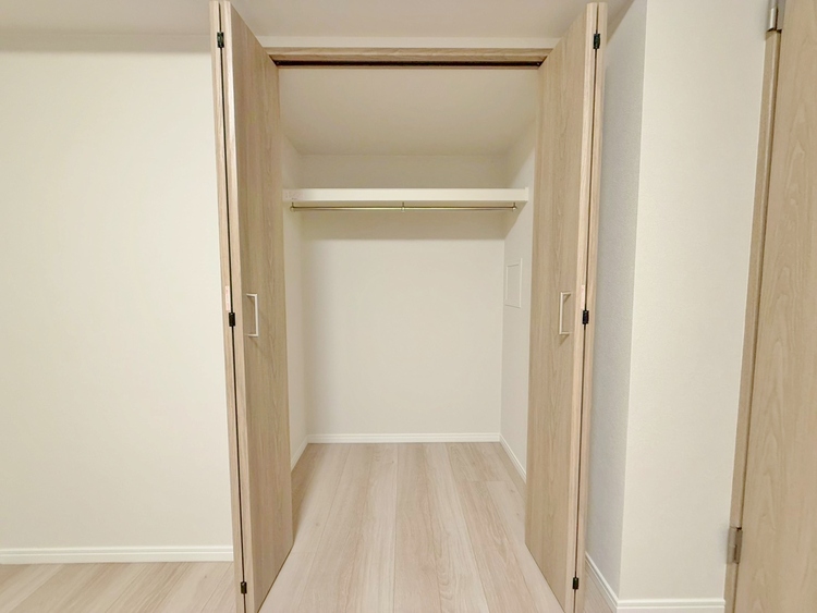 収納 居室にはクローゼットがあり、荷物もスッキリ収納して快適にお過ごしいただけます。
