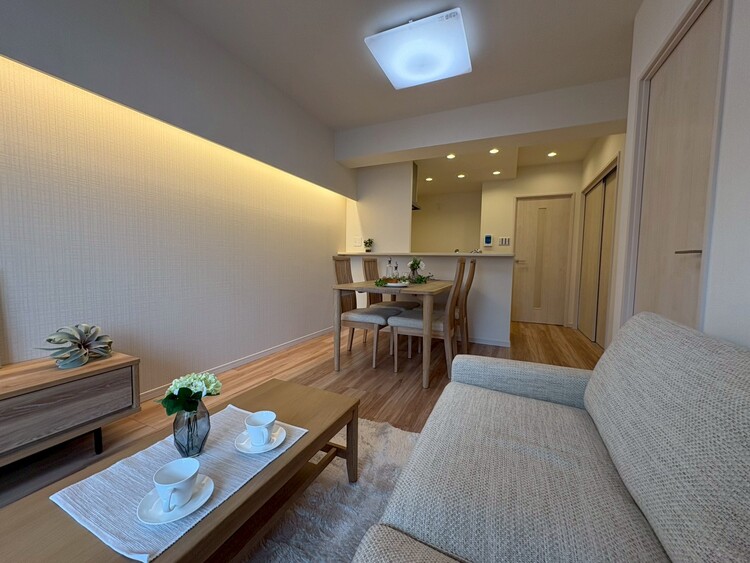 居間 ひとつひとつの空間に宿した機能性、そして美意識。