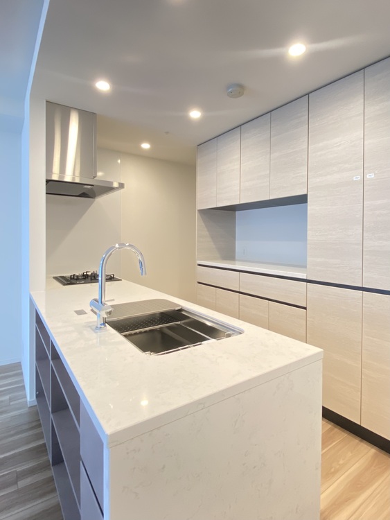 キッチン 洗練されたスタイリッシュなデザイン性と使いやすさを備えた仕様。