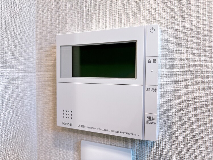 設備 見やすい画面で操作しやすい給湯パネルです。