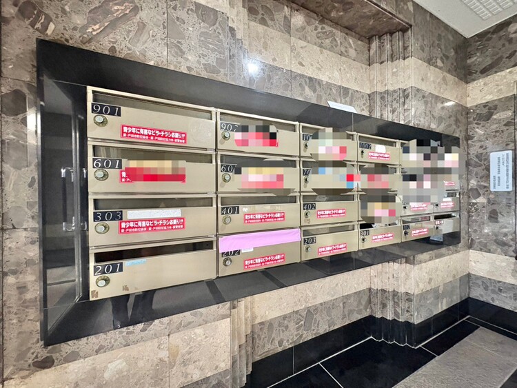 その他 郵便物を受け取るための郵便受けも、きちんと管理されています。