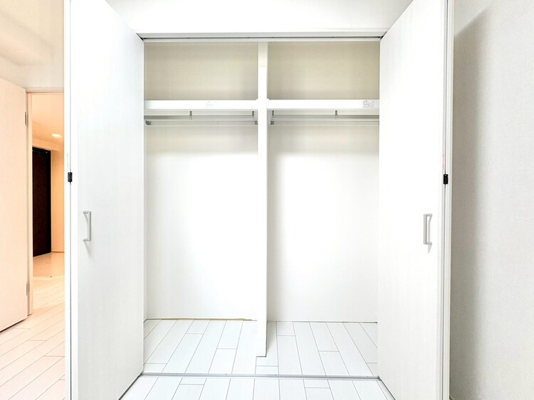 収納 居室にはクローゼットがあり、荷物もスッキリ収納して快適にお過ごしいただけます。