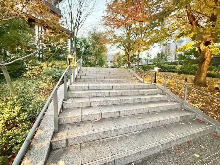 その他 共用部の階段です。明るく清潔に管理されています。