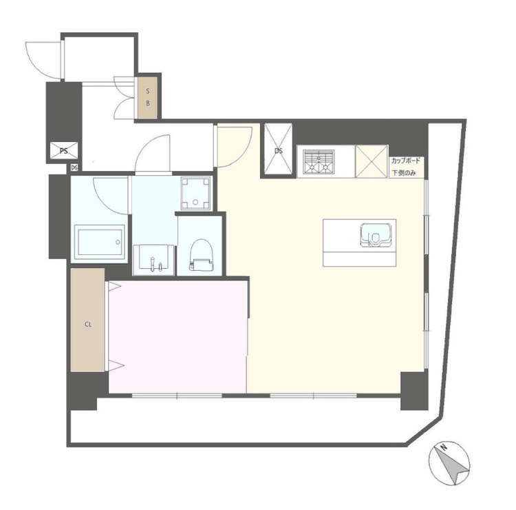 その他 1LDK、専有面積41.53m2、バルコニー面積11.12m2