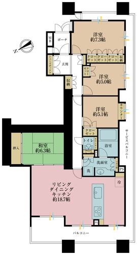 パークシティ市川　Ａ棟の物件画像