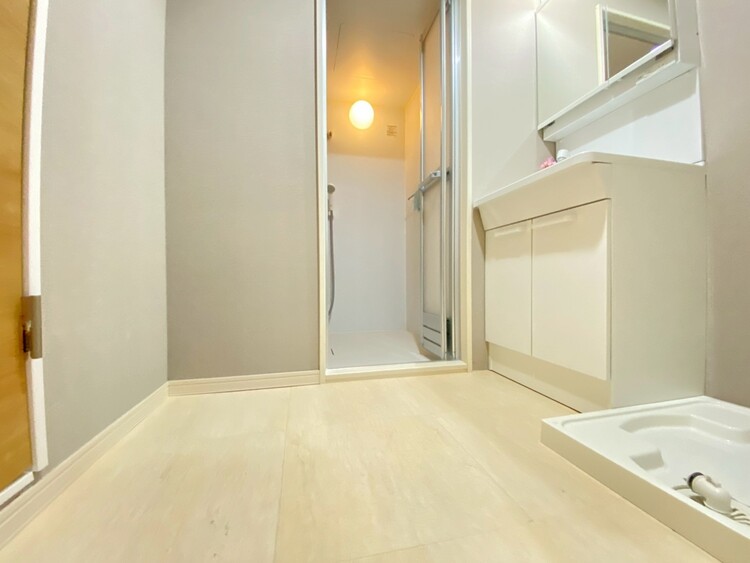 その他 十分な広さの脱衣所。