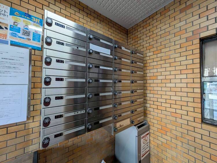 設備 郵便受けも、きちんと管理されています。