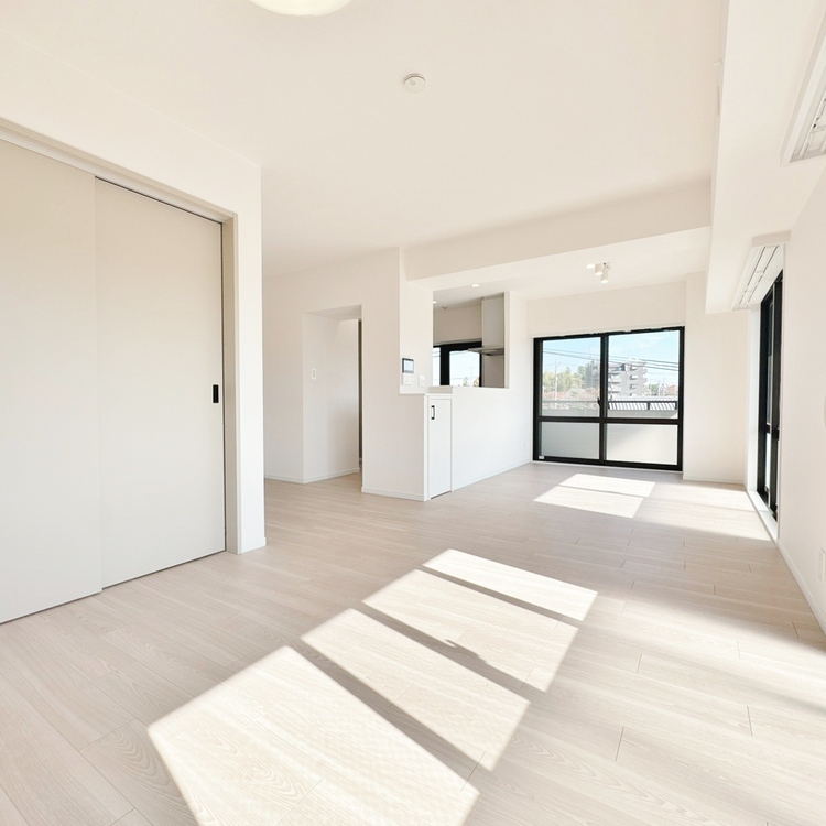 居間 豊かな居住性と、安心感を満たすクオリティが見事に調和した住空間。