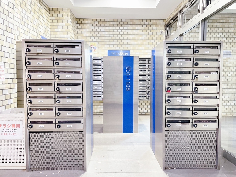 設備 郵便物を受け取るための郵便受けも、きちんと管理されています。