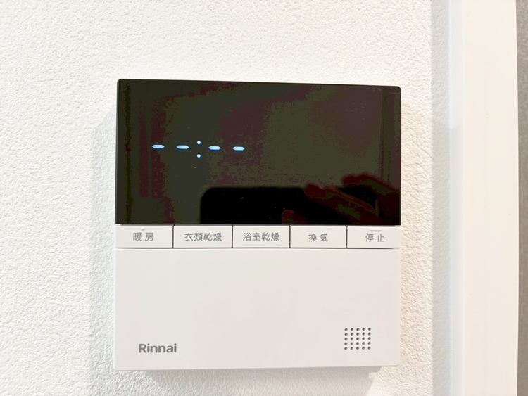 設備 見やすい画面で操作しやすい給湯パネルです。