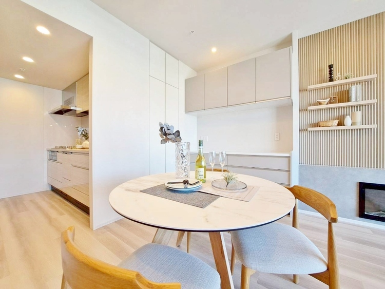 居間 ひとつひとつの空間に宿した機能性、そして美意識。