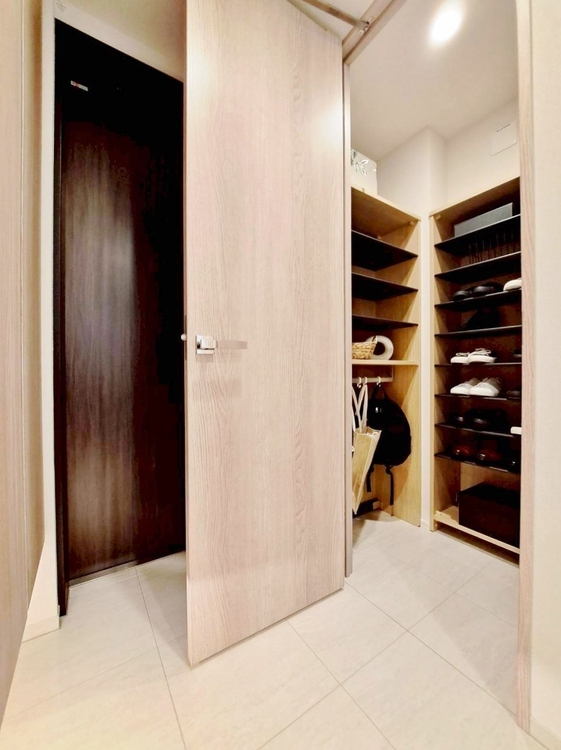 収納 暮らし心地を大きく左右する収納を、適材適所に配置し使い勝手を考慮しました。