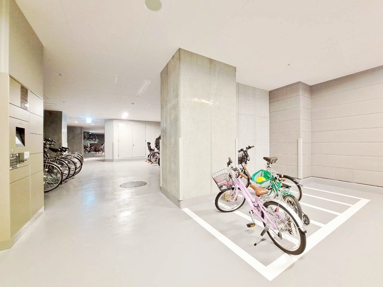 その他 きちんと整備された駐輪場。住む方の心遣いが感じられます。