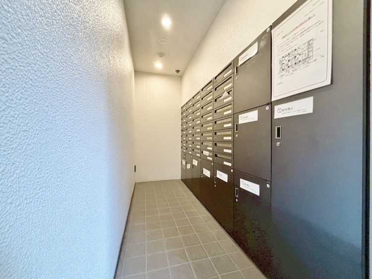 設備 郵便物を受け取るための郵便受けも、きちんと管理されています。