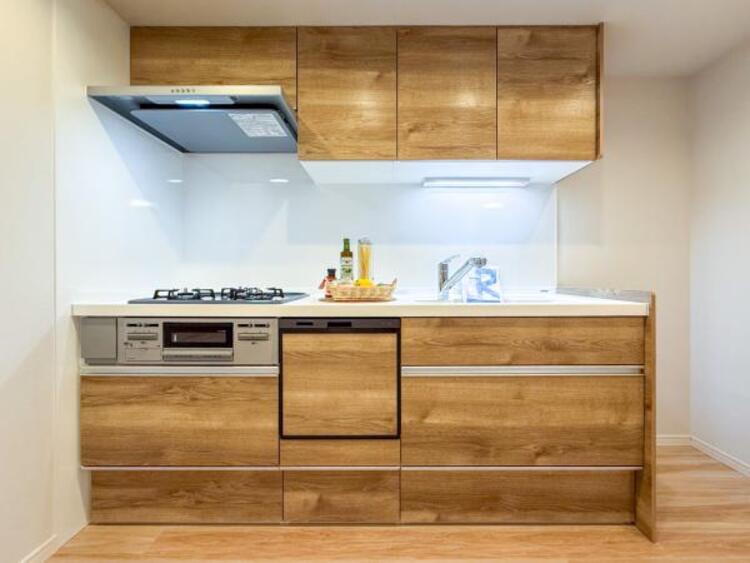 キッチン シンプルで使いやすい設計のキッチン。毎日の料理が快適に。