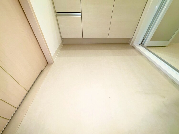 その他 十分な広さの脱衣所。