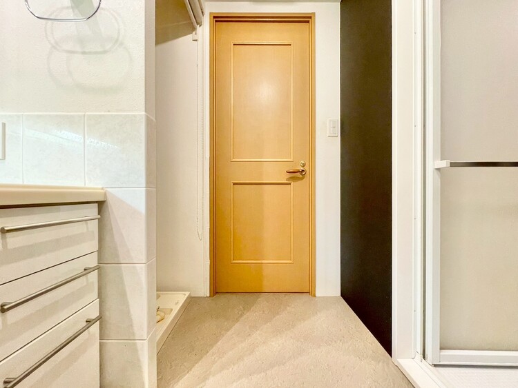 その他 十分な広さの脱衣所。