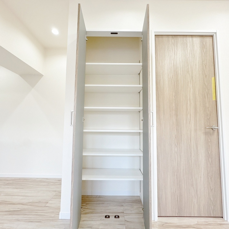 収納 暮らし心地を大きく左右する収納を、適材適所に配置し使い勝手を考慮しました。