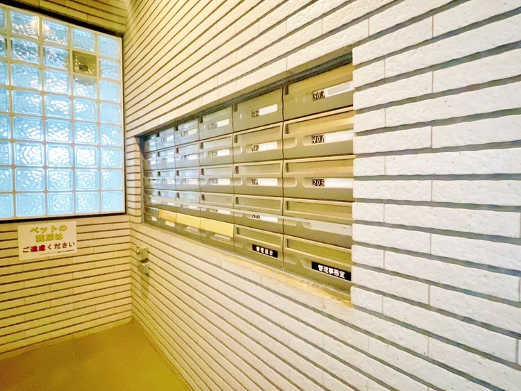その他 郵便物を受け取るための郵便受けも、きちんと管理されています。