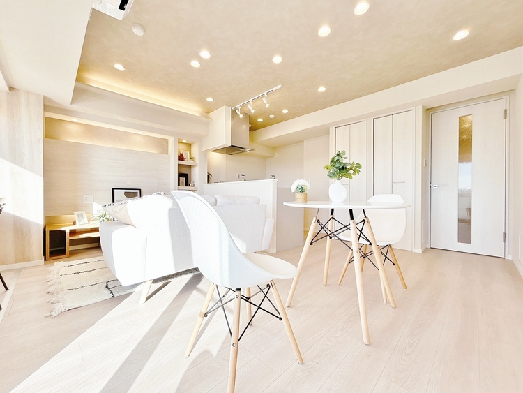 居間 ひとつひとつの空間に宿した機能性、そして美意識。