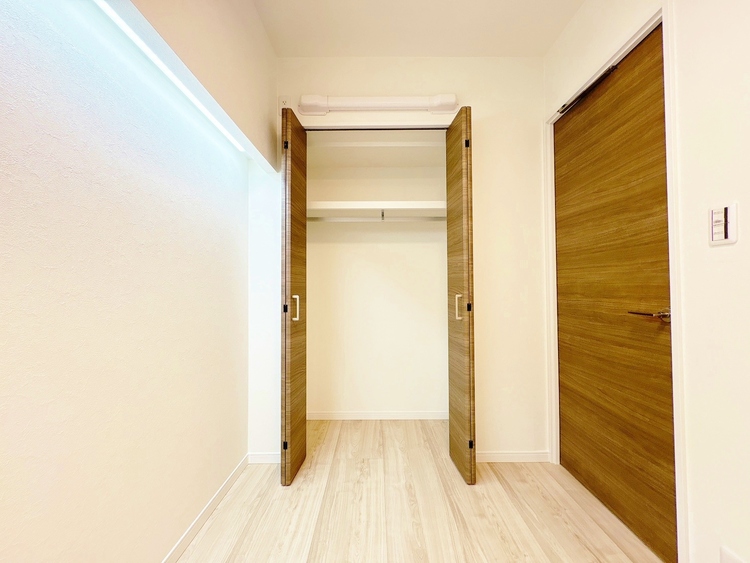 収納 居室にはクローゼットがあり、荷物もスッキリ収納して快適にお過ごしいただけます。