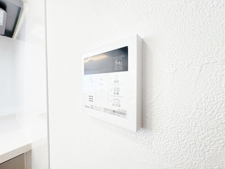設備 見やすい画面で操作しやすい給湯パネルです。