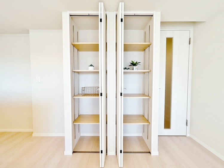 収納 暮らし心地を大きく左右する収納を、適材適所に配置し使い勝手を考慮しました。