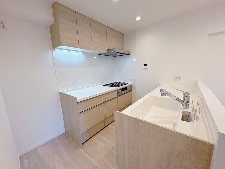 キッチン 洗練されたスタイリッシュなデザイン性と使いやすさを備えた仕様。