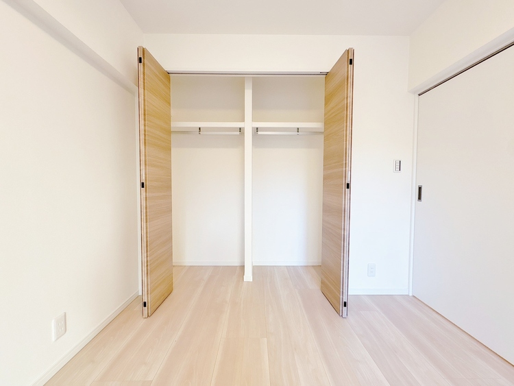 収納 居室にはクローゼットがあり、荷物もスッキリ収納して快適にお過ごしいただけます。
