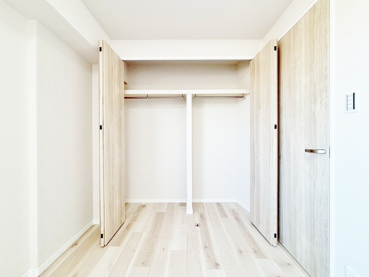 収納 居室にはクローゼットがあり、荷物もスッキリ収納して快適にお過ごしいただけます。